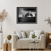 Historic Framed Print, Senator from Utah. Washington, D.C., Aug. 19. A new informal snapshot of Senator William H. King of Utah,  17-7/8" x 21-7/8"