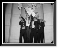 Page boys toasting away. House of Reps. Bills. Left to right: John Jurgensen, of N.Y.; Ed. McCormick, Pa.; Jim Neil Paeterson, Ga.; Bob Parish, Ind, Antique Wall Art