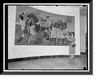 Off with the yoke of Uncle Sam depicted in post office mural, is charge of Arctic explorer. Washington, D.C., Sept. 10. Classic, Vintage Poster
