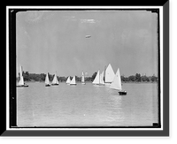 Sailboat races get under way on Potomac. Washington, D.C., Sept. 18, Antique Wall Art