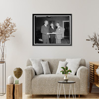 Historic Framed Print, Gets new post in Bureau of Internal Revenue. Washington, D.C., Sept. 20.,  17-7/8" x 21-7/8"