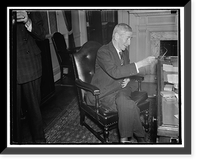 Secretary of Navy. Washington, D.C., Oct. 15. Fully recovered from his serious illness of last year, Secretary of the Navy Claude A. Swanson seems to be in the best of health again. Vintage Wall Ar
