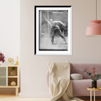 Historic Framed Print, Jeffries playing ball,  17-7/8" x 21-7/8"