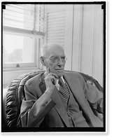 Historic Framed Print, Rep. Edward T. Taylor, Democrat of Colorado, who at 81 is the oldest member of the House of Rep. He is [...] of the House Appropriations Comm., Oct. 1939,  17-7/8" x 21-7/8"