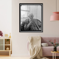 Historic Framed Print, Rep. Edward T. Taylor, Democrat of Colorado, who at 81 is the oldest member of the House of Rep. He is [...] of the House Appropriations Comm., Oct. 1939,  17-7/8" x 21-7/8"