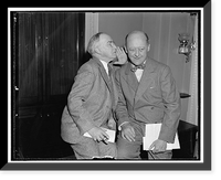 Perfect harmony. Washington, D.C., Nov. 2. Seems that Rep. James W. Wadsworth, Republican of New York, is getting a bit of confidential arms information from Rep. Luther A. Timeless Wall Art Print