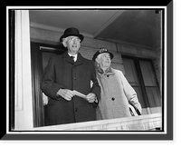 Historic Framed Print, Retired Supreme Court Justice celebrates 83rd birthday. Washington, D.C., Nov. 13. Celebrating his 83rd birthday today, retired U.S. Supreme Court Justice Louis D. Brandeis is pictured with Mrs.,  17-7/8" x 21-7/8"