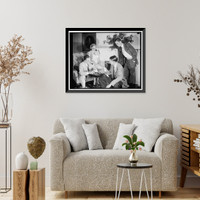 Thurman Arnold, Thurmond, Jr. standing, George Longan playing chess Classic, Antique Poster