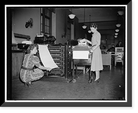 New machine to speed up statistics of census of 1940. Washington, D.C., Dec. 2, Historic Print