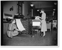 New machine to speed up statistics of census of 1940. Washington, D.C., Dec. 2, Historic Print