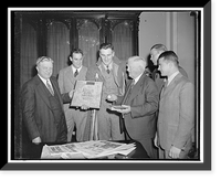 Antique Portrait - Vice President John N. Garner and group, 1939