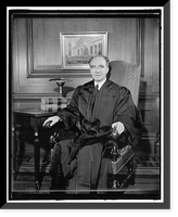Newest member of U.S. Supreme Court, Frank Murphy, former Atty. General, Feb. 1940 Classic, Antique Wall Art