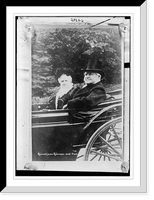 Historic Framed Print, Bjornstierne Bjornson and wife,  17-7/8" x 21-7/8"