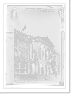 Historic Framed Print, Flag at half-mast for Bjornson at Royal Palace,  17-7/8" x 21-7/8"
