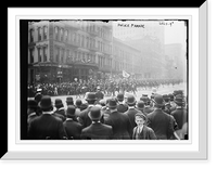 Historic Framed Print, Police Parade,  17-7/8" x 21-7/8"