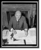 Historic Framed Print, Colorado Senator. Washington, D.C., March 2. A new informal picture of Senator Alva B. Adams, Democrat from Colorado, 3-2-40,  17-7/8" x 21-7/8"