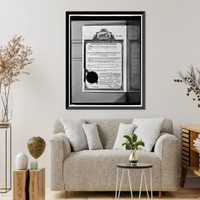 Historic Portrait - Reproduction of a patent grant