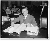 Geo. Harrison, witness at Monopoly Comm. Hearings, 4-15-40, Antique Wall Art