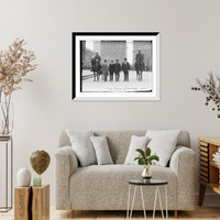 Historic Framed Print, Start of John-Ennis C.A.J. Queck-Berner from city hall, N.Y.,  17-7/8" x 21-7/8"