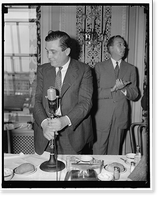 Wendell Wilkie delivers off-the-record talk before National Press Club. Washington, D.C., June 12, Antique Wall Art