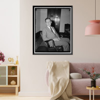 N.Y. office, Dudley P.K. Wood, Vintage Print