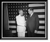 Historic Framed Print, [Charles McNary, left; Wendell Wilkie, center] - 3,  17-7/8" x 21-7/8"