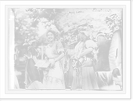 Historic Framed Print, Miss Kinball and Miss Little, Governor's Island.,  17-7/8" x 21-7/8"