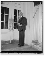 Dr. Francis E. Townsend thanks president for pardon. Washington, D.C., April 21. Scheduled for only a five-minute appointment, Dr. Francis E, Antique Poster