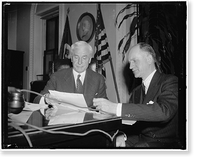 Secretary of State. Washington, D.C., Jan. 11. A new informal photograph of Secretary of State Cordell Hull, made since his return from the Lima Conference, 1-11-39, Vintage Wall Art