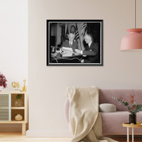 Secretary of State. Washington, D.C., Jan. 11. A new informal photograph of Secretary of State Cordell Hull, made since his return from the Lima Conference, 1-11-39, Vintage Wall Art