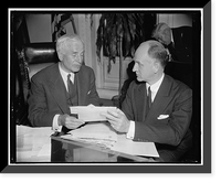 Historic Framed Print, Undersecretary of State. Washington, D.C., Jan. 11. A new informal photograph of Undersecretary of State Sumner Welles. It was [...] in his office a few days ago,  17-7/8" x 21-7/8"