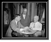 Rep. Joseph Martin, Rep. Lewis E. Graham of Pa., Rep. Daniel Reed of NY, Vintage Wall Art