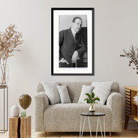 Historic Framed Print, Scotti, baritone singer,  17-7/8" x 21-7/8"