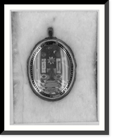 Masonic Emblem, on reverse of Masonic locket containing portrait of Marquis de Lafayette, Antique Print