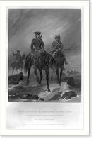Historic Framed Print, Washington on his mission to the Ohio,  17-7/8" x 21-7/8"