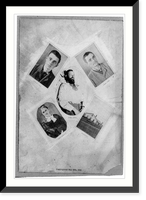 Five photos on one plate Classic, Vintage Wall Art