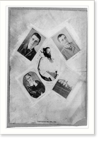 Five photos on one plate Classic, Vintage Wall Art
