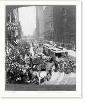 One of the busiest streets in the world - State St., Chicago, Ill, Historic Reproduction