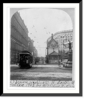Looking across Adams Sq., Washington St., Boston Classic, Vintage Poster