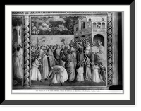 One of 5 panels of Storie della Virgine, Historic Print