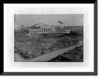 Site of Washington Post Office, west of Union Station, Vintage Print
