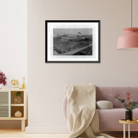 Site of Washington Post Office, west of Union Station, Vintage Print
