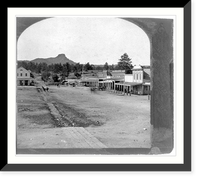 The principal street in Prescott, Capitol of Arizona Classic, Historic Reproduction