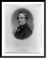 Historic Framed Print, John C. Spencer - Secretary of the Tresury,  17-7/8" x 21-7/8"