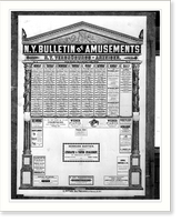 N.Y. bulletin of amusements from October 9th to October 15th, 1882, Historic Reproduction