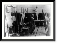 Florence Lundborg (1871-1949) in her studio Classic, Vintage Poster