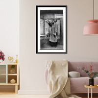 Florence Lundborg (1871-1949) in her studio - 2 Classic, Historic Print