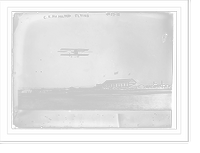 Historic Framed Print, C.K. Hamilton flying,  17-7/8" x 21-7/8"