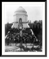 President Theodore Roosevelt arriving at the McKinley Memorial, Canton, Ohio, Historic Print