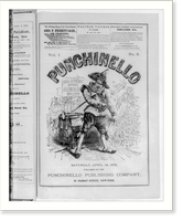 Punchinello cover, Antique Print